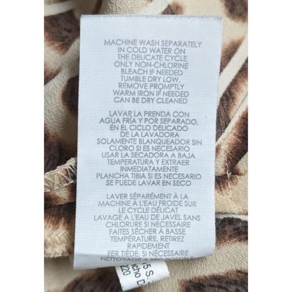 Women's Cabi #3070 Ginger Sleeveless Leopard Print Zip-Back Top Shell SZ Medium - Picture 10 of 10